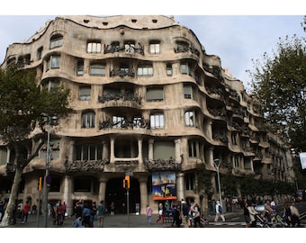 Gaudi Architecture 2 Barcelona Spain Photo Print