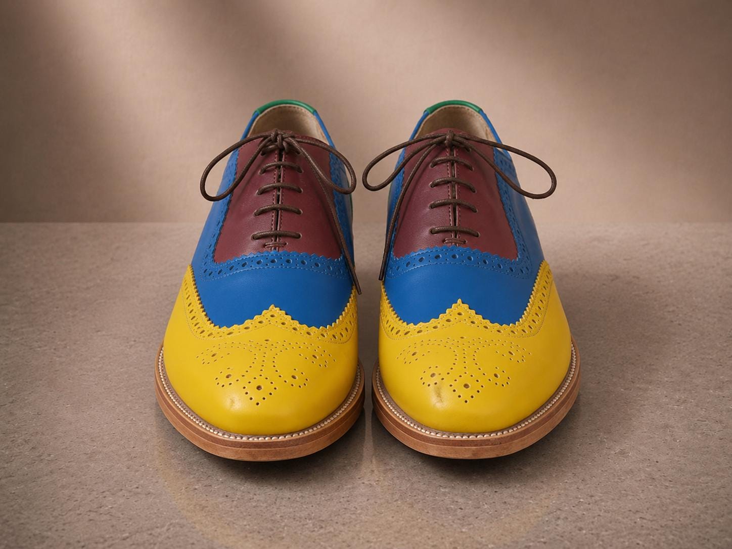 blue and yellow dress shoes Mens Multi Color Wingtip COLOR:Gray For a sharper modern INV-411807 Navy Blue satin formal