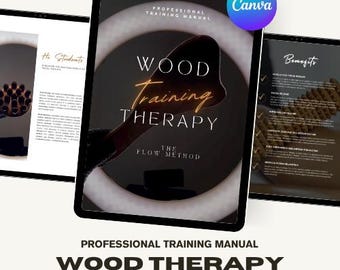 Wood Therapy Training Manual | Body Contouring Course Guide | Digital PDF eBook | Maderotherapy Training Download