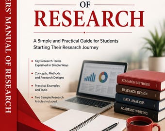 Manual de Metodología de Investigación para Principiantes: PDF, 86 páginas. (Incluye 2 ejemplos de artículos de investigación).