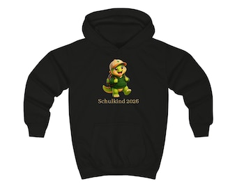 Schoolchild 2026 | Kids Hoodie with Dinosaur | Back to School Gift | First Day of School