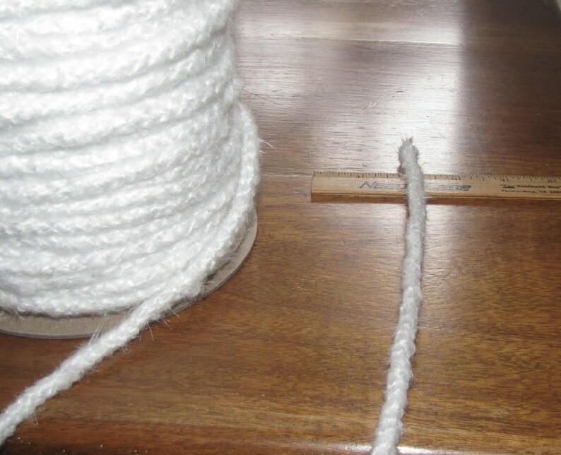 Fiberglass Wick 1/4 Inch Round Wick Oil Lamp Wick Tiki Torch Etsy