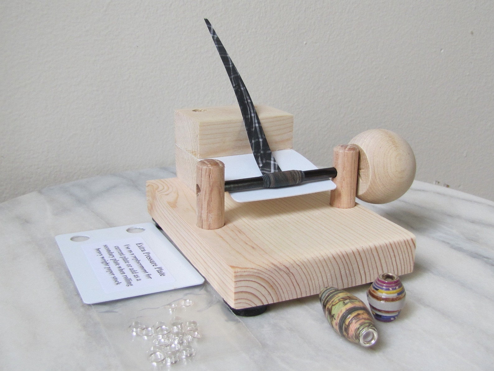 V3 European Style Paper Bead Roller Rolling Machine with Etsy