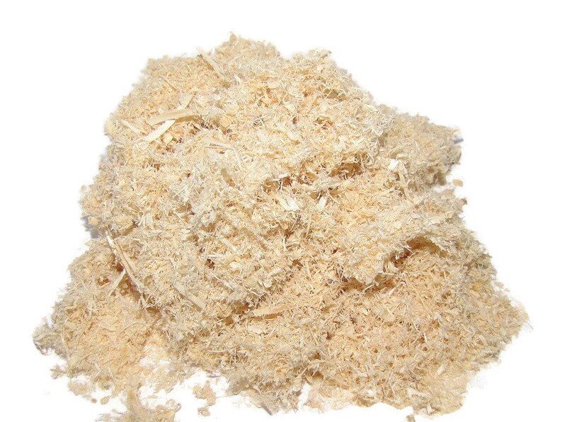 Natural Pine Sawdust Medium Texture for Dolls Pillow Stuffing Wood Filler Garden Compost, Quart or Gallon Bag, Clean Dry Chemical Free image 2