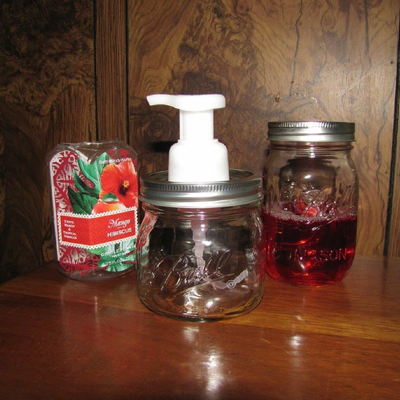 Bath And Body Works Foaming Hand Soap To Mason Jar Conversion Lid Regular Or Wide Lid