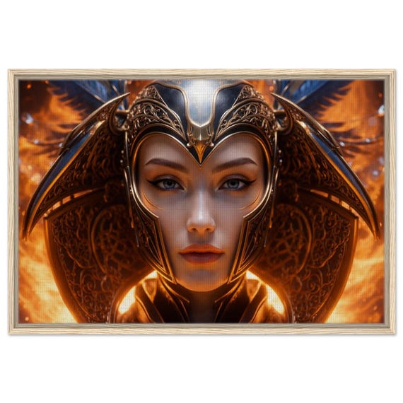 The future is coming. The "Oracle" Collection. Framed Canvas