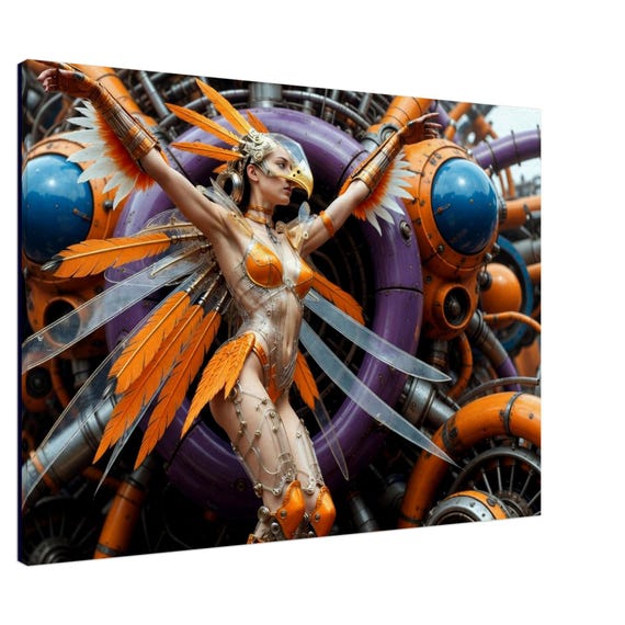 Oracle girl. The "Oracle" Collection. Canvas