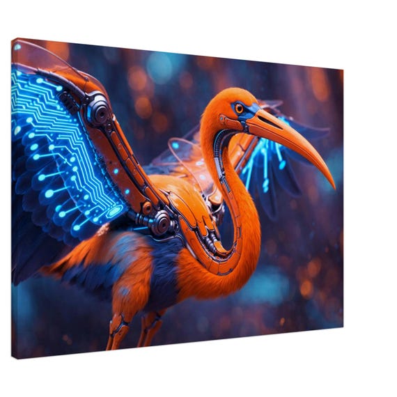 Stork. The "Oracle" Collection. Canvas.