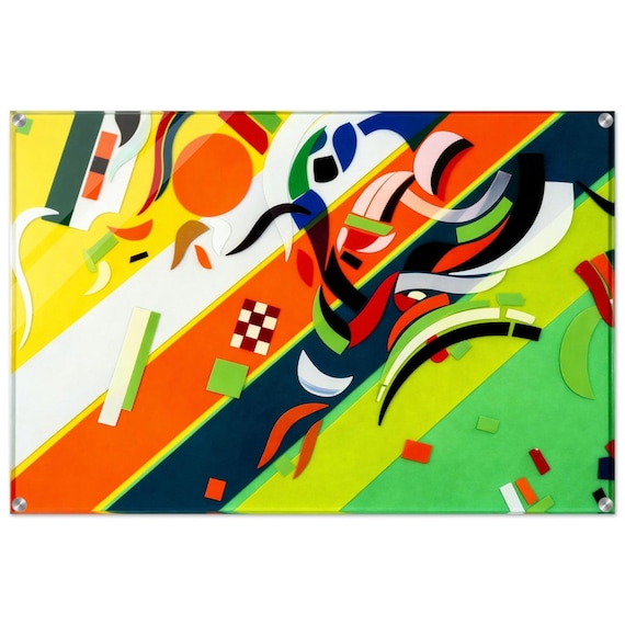 Acrylic painting "Kandinsky 3" | Fusing Collection | Fusing-style decor