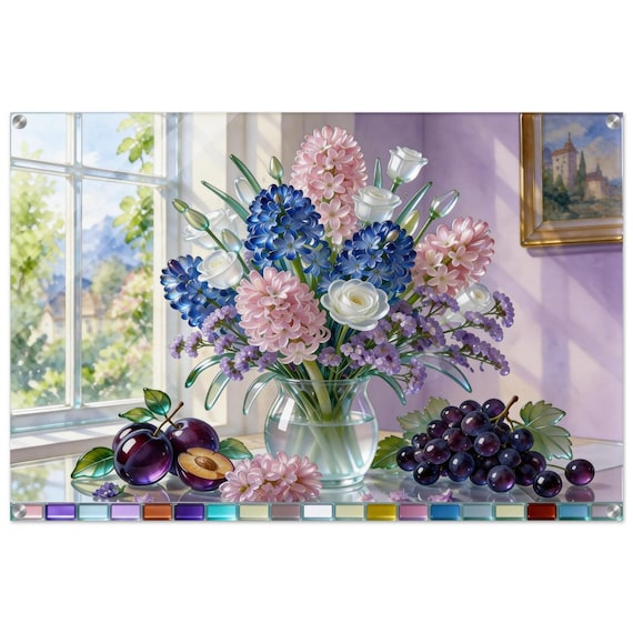 Acrylic painting "A Bouquet in September." | Fusing Collection | Fusing-style decor