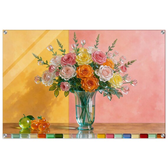 Acrylic painting "Delight." | Fusing Collection | Fusing-style decor