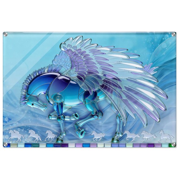 Acrylic painting "Pegasus" | Fusing Collection | Fusing-style decor