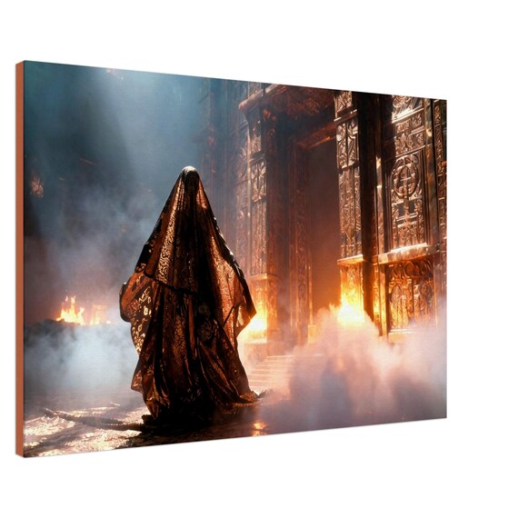 Entrance to the underground castle. The Song of the Urals Collection. Canvas