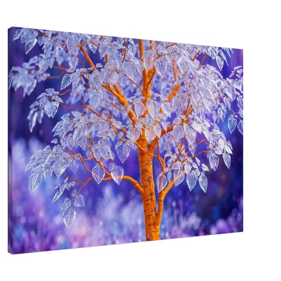 Glass tree. The "Oracle" Collection. Canvas