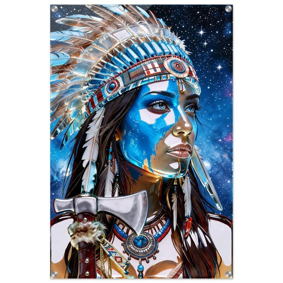 Acrylic painting "Skvo sky" | Fusing Collection | Fusing-style decor