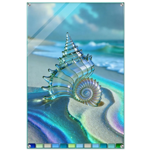 Acrylic painting "Sea shell" | Fusing Collection | Fusing-style decor