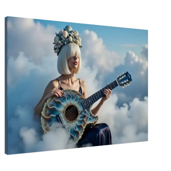 Muse of the Celestial Ocean. The "Celestial Ocean" Collection. Canvas