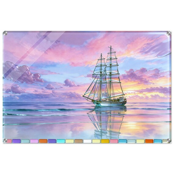 Acrylic painting "Ship of Success" | Fusing Collection | Fusing-style decor