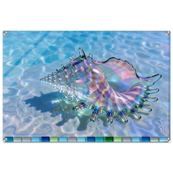 Acrylic painting "Sea shell 2" | Fusing Collection | Fusing-style decor