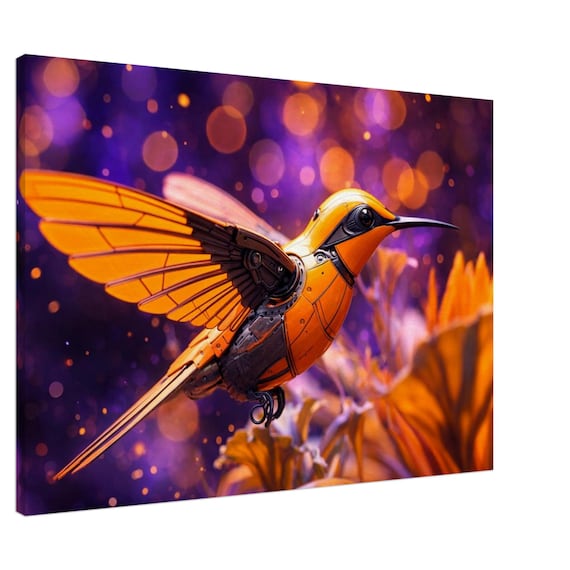 Hummingbird robot. The "Oracle" Collection. Canvas