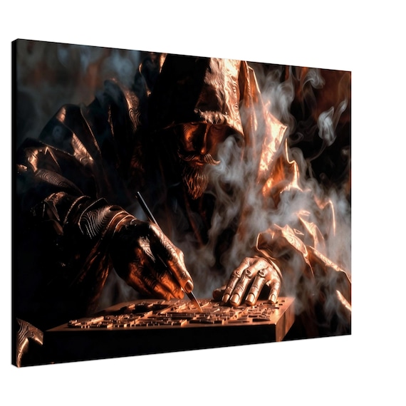 Creating a masterpiece. The Song of the Urals Collection. Canvas