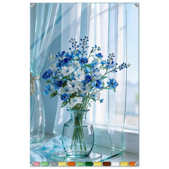 Acrylic painting "Morning bouquet." | Fusing Collection | Fusing-style decor