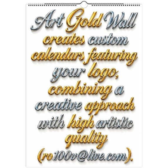Wall calendars 2027 Custom calendars with your logo!