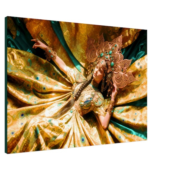 Malachite Dream. The Song of the Urals Collection. Canvas