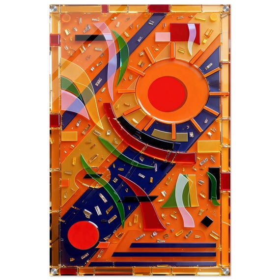 Acrylic painting "Kandinsky 6" | Fusing Collection | Fusing-style decor