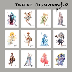Twelve Olympians - posters