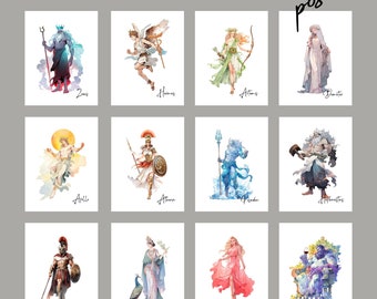 Twelve Olympians - posters