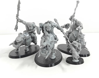 Garage Kits Table Top Miniatures Ork Wildschwein (großes Set) resin kits figur unbemalt zw640
