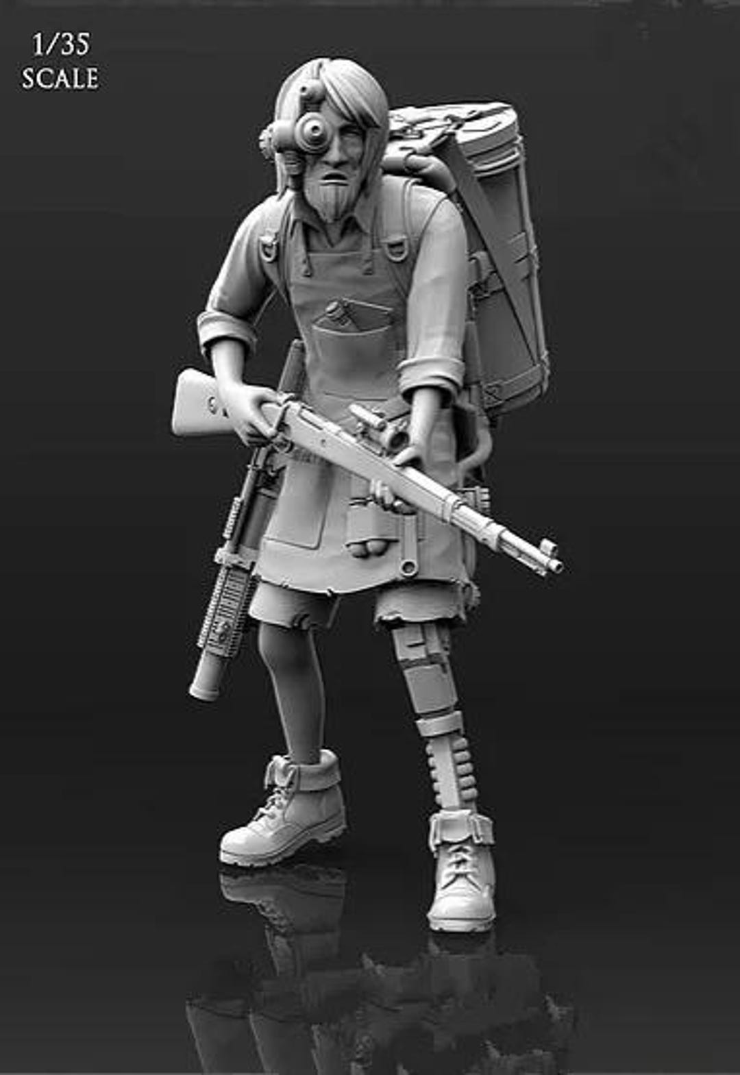 Unpainted Model Kit 1/35 Resin Figures Model Kits Unassambled Unpainted 091 - Etsy