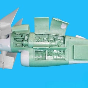 1/72 Skala Gjuten Resin Flygplansmodell Monterad Byggsats V-22 Osprey Motormodell Omonterad och Omålad