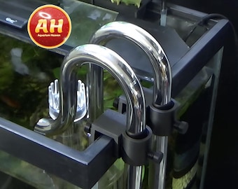 Soporte universal para pipa de acuario con forma de lirio – PLA+ impreso en 3D