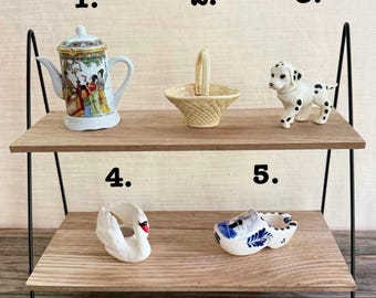 Vintage Mini Figurines & Decor – Ceramic Trinkets – Cottagecore Shelf Decor – Choose One