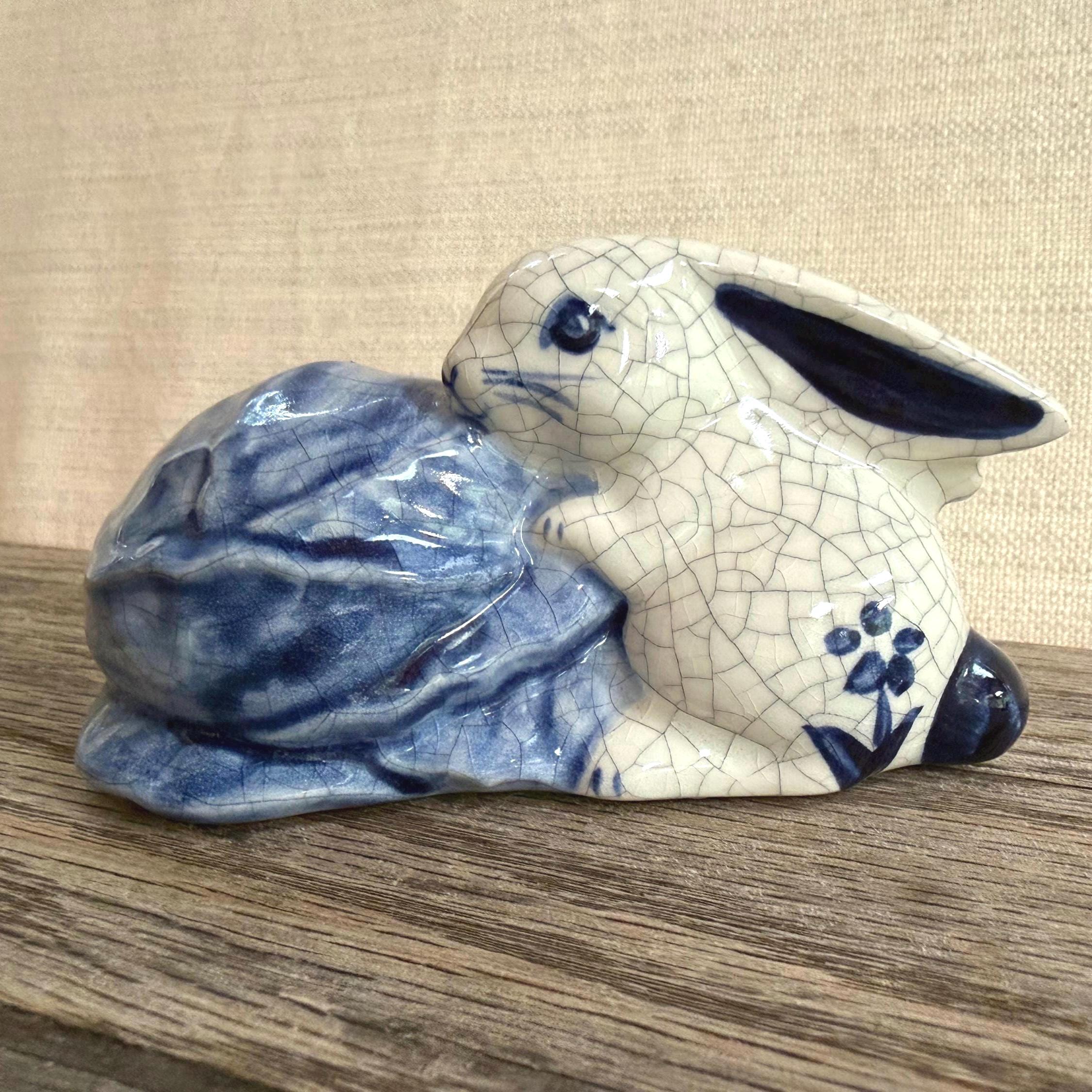 The Potting Shed Dedham Pottery Bunny Rabbit - Etsy