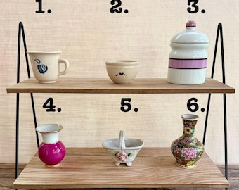 Vintage Mini Figurines & Decor – Ceramic Trinkets – Cottagecore Shelf Decor – Choose One