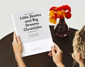 Libro de recuerdos de hockey para niños que aprenden a patinar y mayores de 6 años.