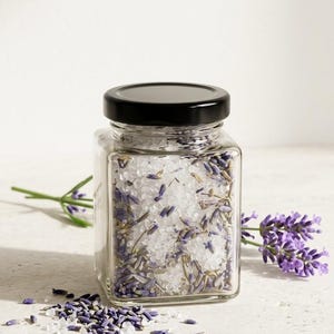 Authentiek Karlovy Vary-badzout met lavendel, mineraal spabad, biologische zelfzorgontspanning (glazen pot)