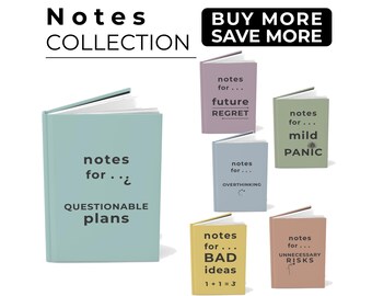 Lustiges Notizbuch für Mitarbeiter, Geschenk für fragwürdige Pläne, sarkastischer Büro Humor