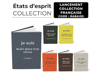 Carnet de notes humour bureau glace trop mince | Cahier sarcastique travail | Journal minimaliste