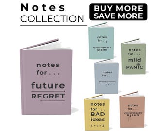 Lustiges Coworker Geschenk Notizbuch – Future Regret Office Journal