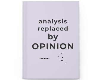 Cuaderno de análisis reemplazado por cuaderno de opinión Cuaderno de humor científico sarcástico