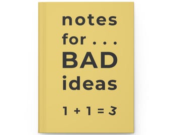 Cuaderno de notas divertido para compañeros de trabajo con ideas descabelladas y humor sarcástico para la oficina.