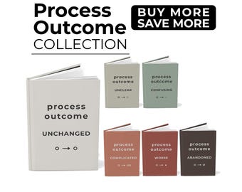 Process Improvement Notebook Unchanged Outcome Funny Office Humor Engineer Gift Journal