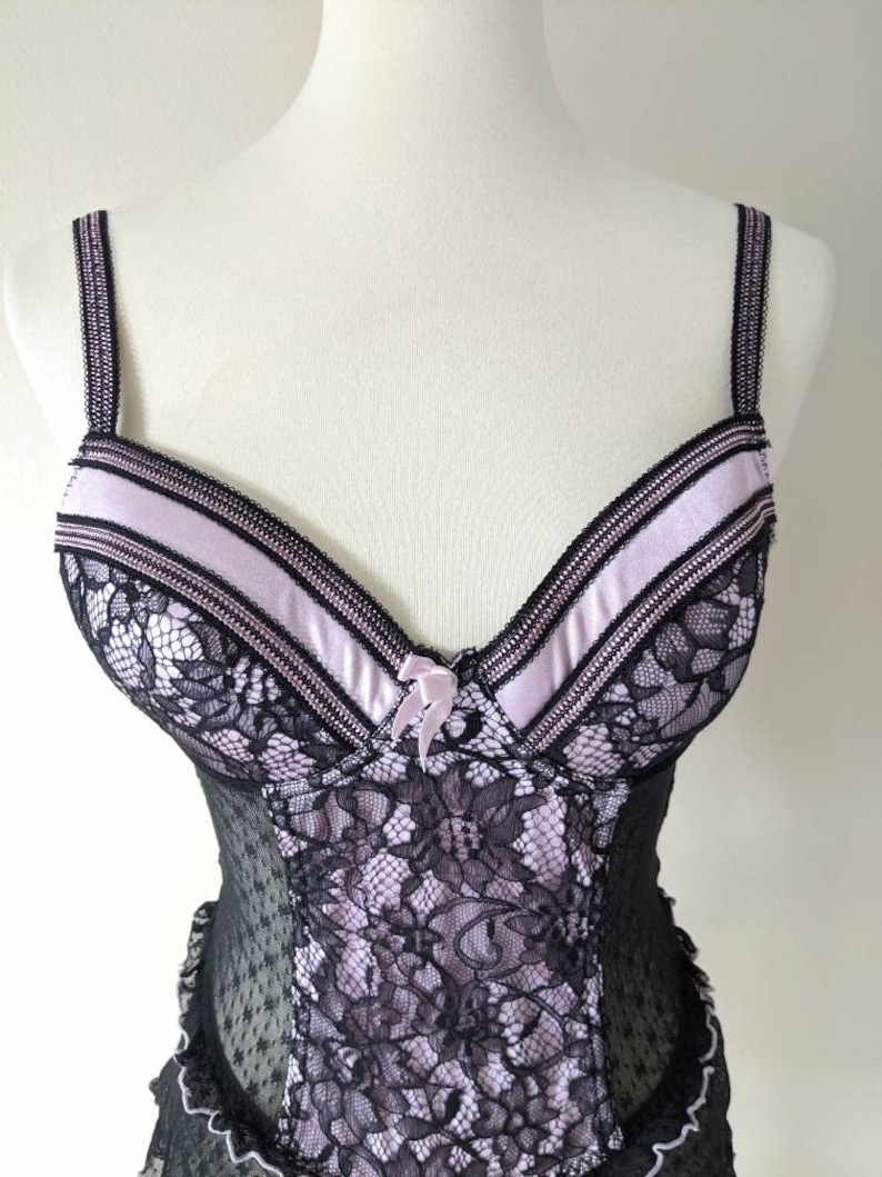 sheer teddy nightwear