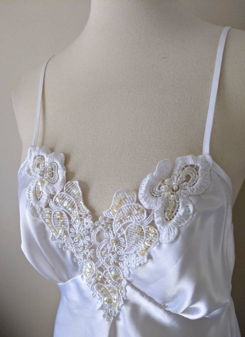 Vintage Babydoll White Bridal Lingerie by CINEMA ETOILE Size | Etsy