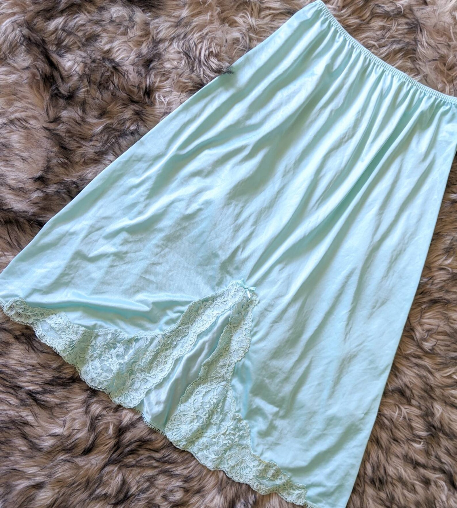 KAYSER Half Slip Green Slip Lace Extender Green Lace Slip Etsy