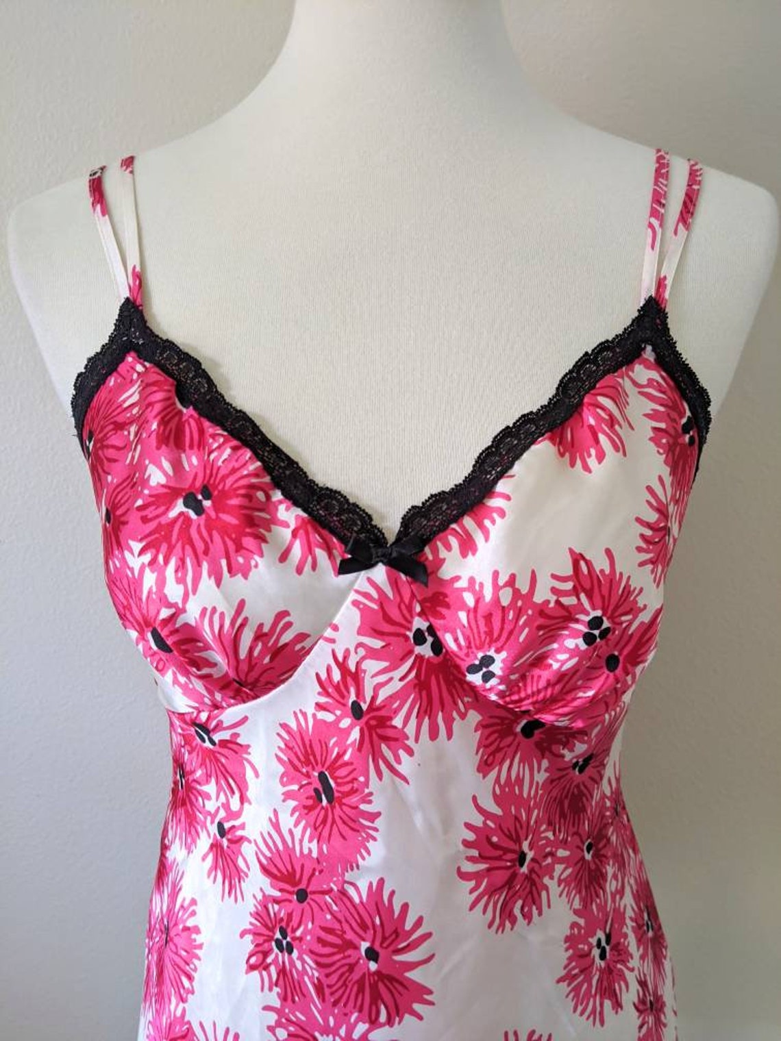 Camisole Top Pink Sleepwear Floral by GILLIGAN O'MALLEY | Etsy